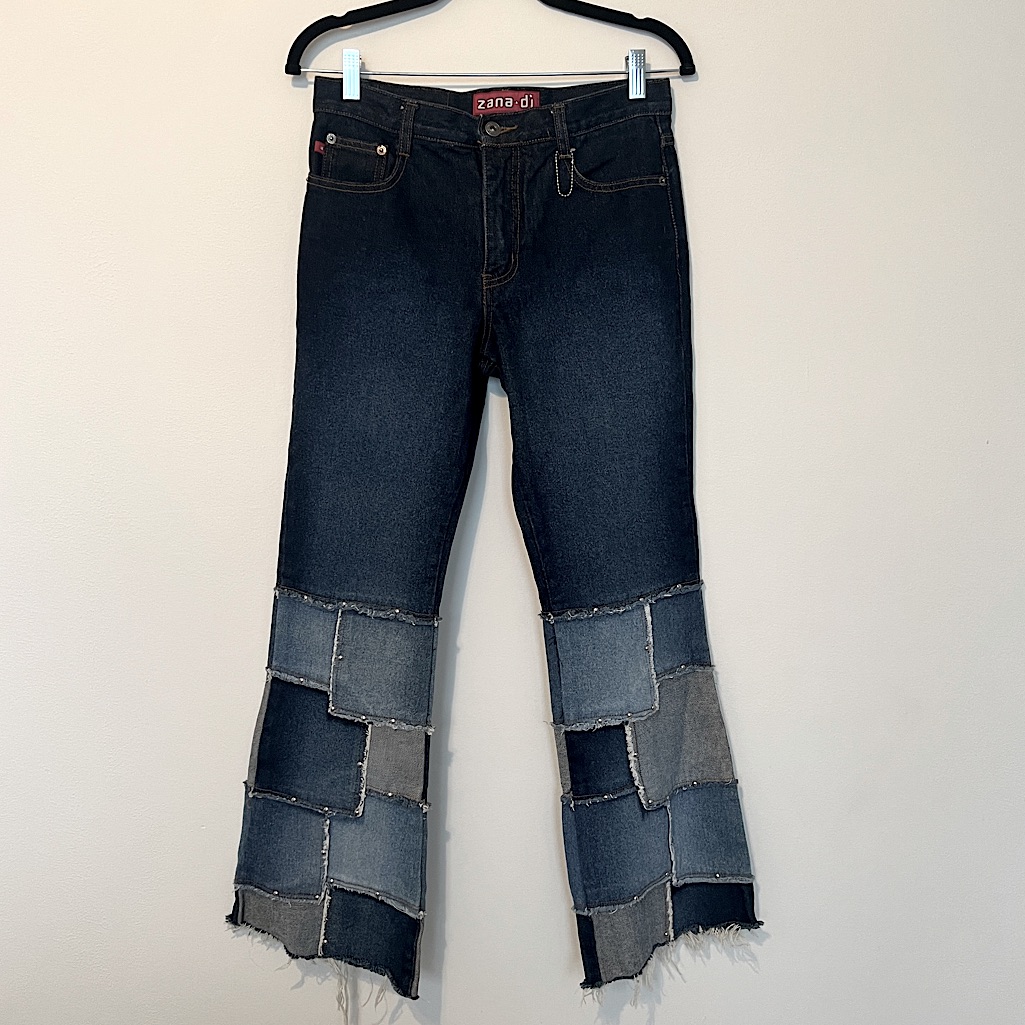 Zara.Di Patchwork Jeans